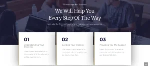 Corporate website process